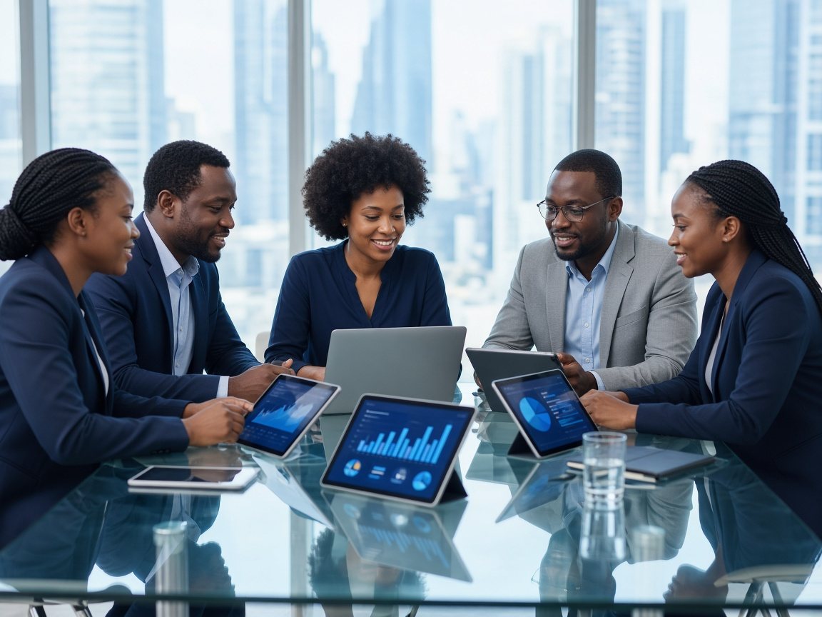 Enterprise finance team reviewing payments